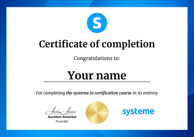 Certificate Example